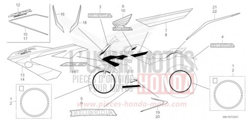 MARK (CBR650RA/CBR650RAC) CBR650RAR de 2024